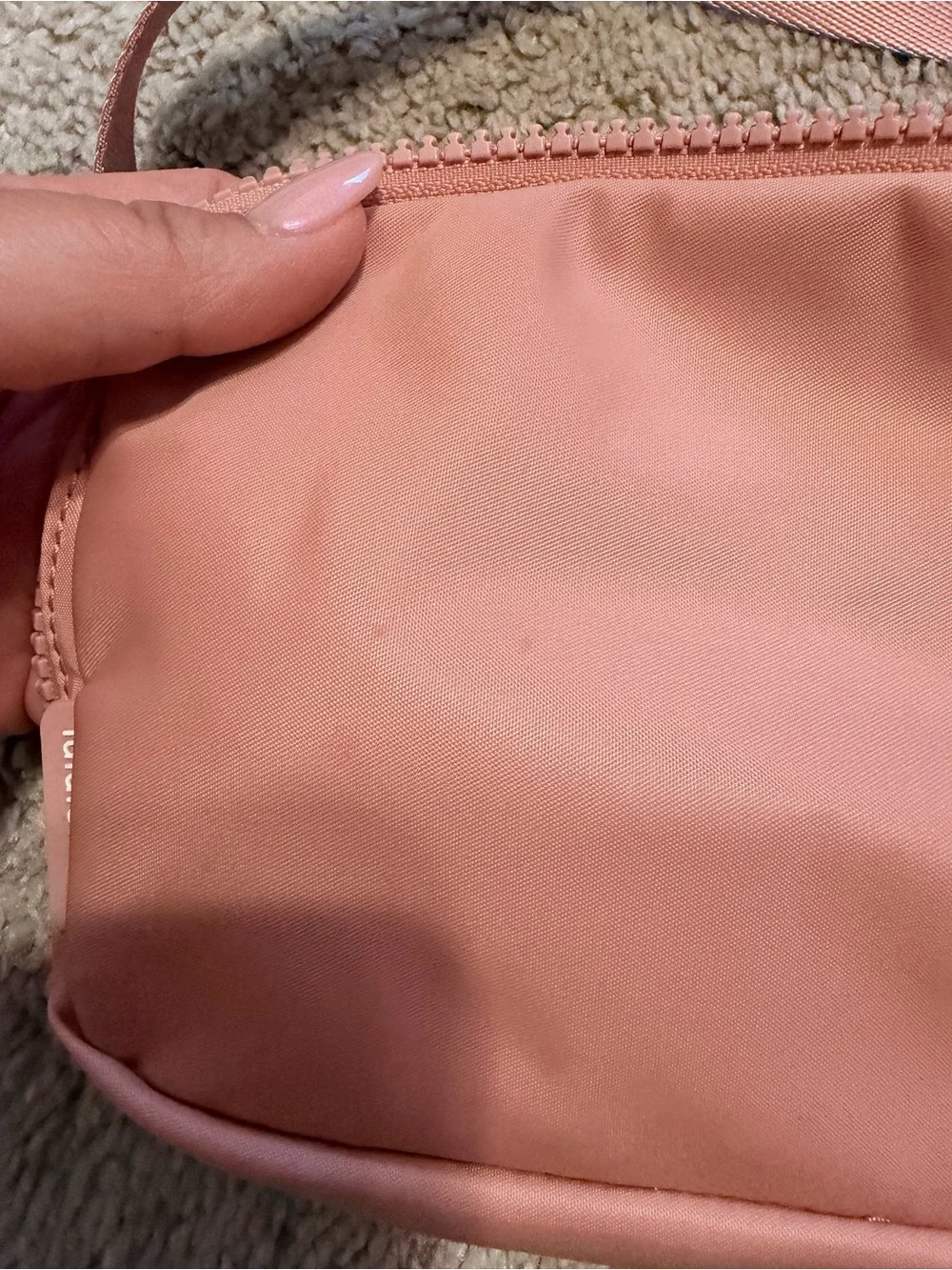 lululemon athletica Blush Pink Crossbody Belt Bag